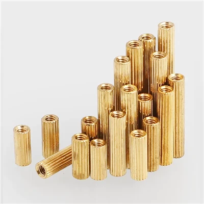 Eżagonali Brass Alloy Spacer Kolonna Investiment Casting